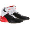 ALPINESTARS FASTER-2 SHOES - Model BLACK WHITE RED