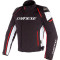 DAINESE RACING 3 D-DRY - Modello NERO/BIANCO/ROSSO FLUO