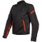 DAINESE BORA AIR TEX - Modell SCHWARZ/NEUROT