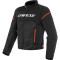 DAINESE AIR FRAME D1 TEX - Modello NERO/BIANCO/ROSSO FLUO