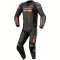 ALPINESTARS GP FORCE CHASER 2 PIECES - Model (1030) BLACK RED FLUO 