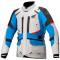 ALPINESTARS HONDA ANDES V3 DRYSTAR JACKET - Modello 9173 GRIGIO GHIACCIO BLU BR ROSSO