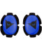 DAINESE PISTA KNEE SLIDER - Model BLU/NERO
