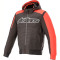 ALPINESTARS RHOD WINDSTOPPER HOODIE - Modelo 1303 BLACK BRIGHT RED
