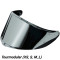 AGV VISOR TOURMODULAR (XS-S-M-L) - Model IRIDIUM SILVER