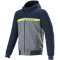 ALPINESTARS CHROME STREET HOODIE - Modello 7151-DK BLU MARINO DK GRIGIO
