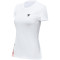 DAINESE T-SHIRT LOGO MUJER - Modell WEISS/SCHWARZ