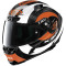 X-LITE X-803 RS ULTRA CARBONO HATTRICK - Modell 74-CARBON SCHWARZ WEISS ORANGE