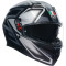 AGV K3 COMPOUND - Modello NERO OPACO/GRIGIO