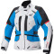 ALPINESTARS HONDA STELLA ANDES V3 DRYSTAR JACKET - Model 9173 ICE GRY BLUE BR RED