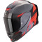 SCORPION EXO-R1 EVO CARBONE AIR RALLY - Modèle BLACK/RED