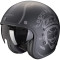 SCORPION BELFAST EVO ROMEO - Model NEGRE MAT/PLATA