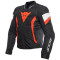 DAINESE AVRO 5 TEX - Modèle BLACK FLUO-RED WHITE
