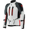 DAINESE SUPER ADVENTURE ABSOLUTESHELL JACKET - Modelo GLACIER-GREY/IRON-GATE/RED