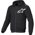 ALPINESTARS CHROME V2 SPORT HOODIE - Modèle BLACK/WHITE