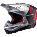 ALPINESTARS SUPERTECH M10 FLOOD - Modell 1954-SILVER/BLACK/ORANGE-FLUOR M G