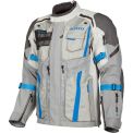 KLIM BADLANDS PRO JACKET - Modell COOL GRAY-ELECTRIC BLUE LEMONADE