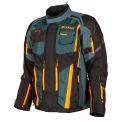 KLIM BADLANDS PRO JACKET - Modelo PETROL-STRIKE ORANGE