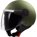 LS2 OF558 SPHERE II SOLID - Model VERD MILITAR MAT