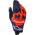 ALPINESTARS PRO-DURA GLOVES 2026 - Modelo 7162-NAVY HOT ORN WH