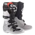 ALPINESTARS TECH 7S CRIANÇA - Modelo 1829-BLACK SILVER WHITE GOLD