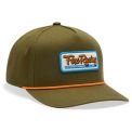 FOX EQUIPPED SNAPBACK HAT - Modell OLIVE GREEN
