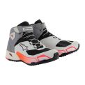 ALPINESTARS CR-X MULHER DRYSTAR - Modelo 2124-WHITE MID GRAY BLACK DIVA PINK