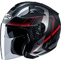 HJC open face helmets